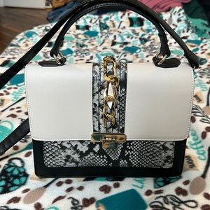Snakeskin crossbody purse